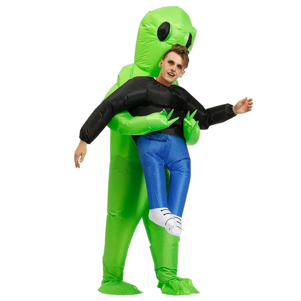Costume gonflable ET-Aliens – Cosplay monstre effrayant pour les adultes et les enfants, Halloween, Noël, Thanksgiving, Fête, Costume Festival