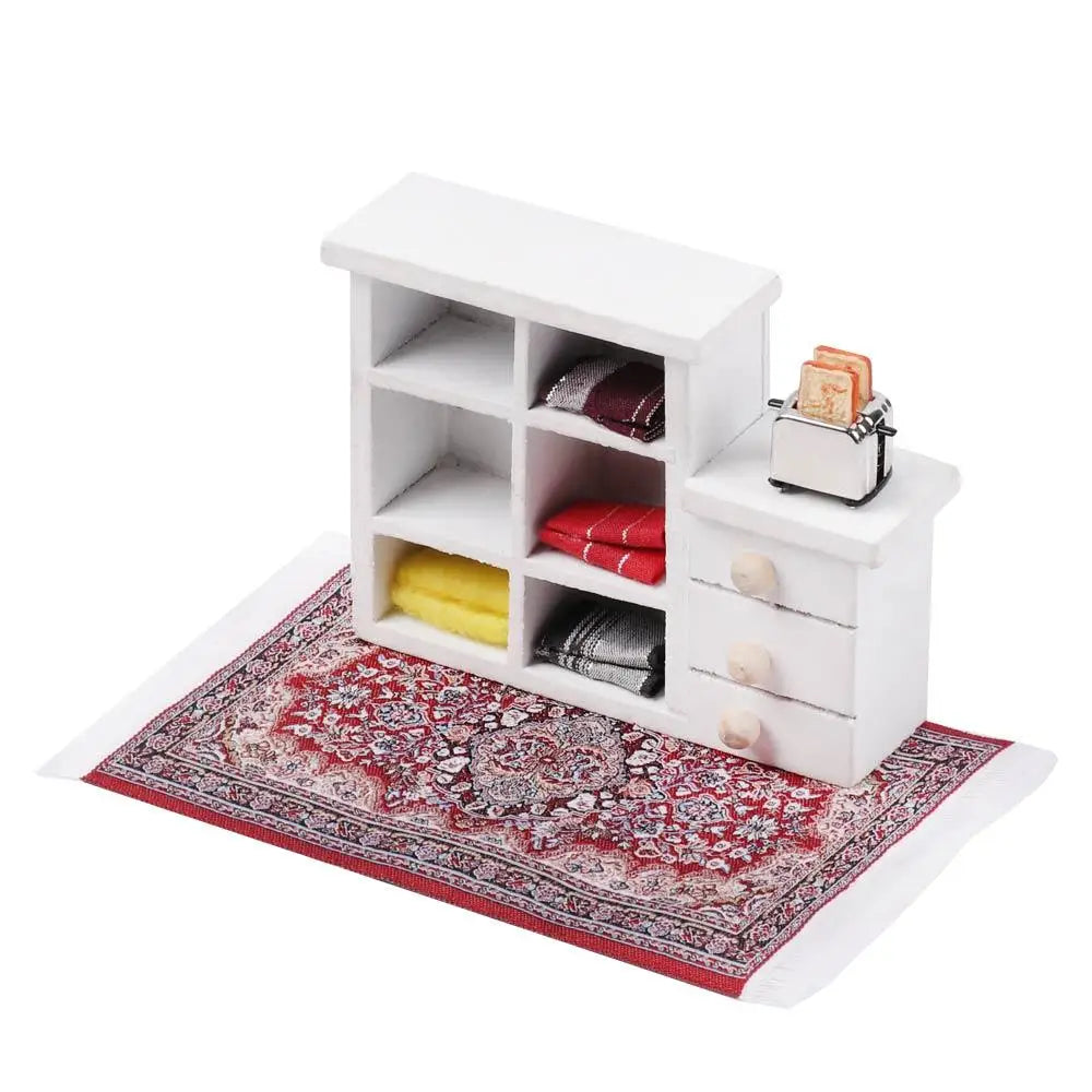 1:12 Schaal Turkse stijl Miniatuur Poppenhuis Tapijt Vloerbedekking voor het spelen Huis & poppen Accessoires