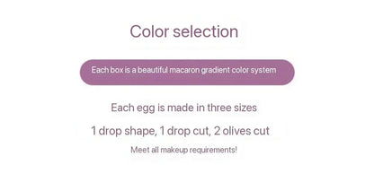 4PCS Make-up Sponge Blender Beauty Egg Cosmetic Puff & Powder Sponges for Women, Professional Beauty Tools