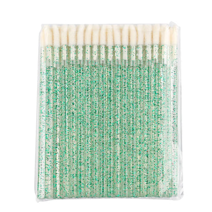 Lanjinglin 5/50 Pcs Brosses jetables de maquillage de brosse à lèvres – Applicateur de rouge à lèvres Wands & Eyelash Extension Tool, Accessoires de beauté professionnels