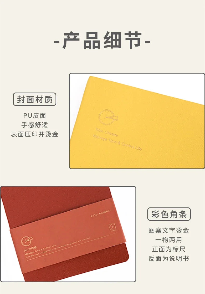 Kinbor Weekly Planner Notebook – Undated Daily & Monthly Agenda Journa