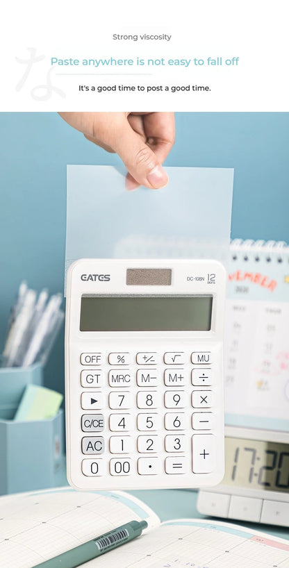 50 feuilles Notes collantes transparentes – Stickers Message & Signature imperméables pour les carnets