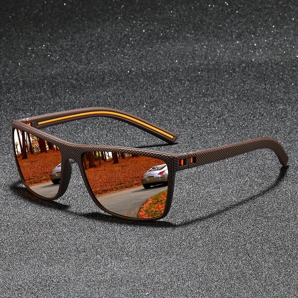 Fashion Vintage Square Gepolariseerde Zonnebril voor mannen en vrouwen Designer UV400 Rijden & Vissen Eyewear