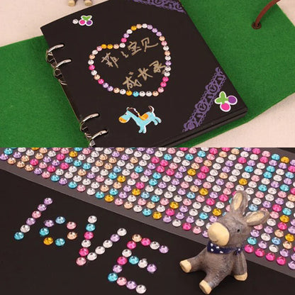 1040/900/504Pcs Acryl Drill DIY Crystal Rhinestone Self-Adhesive Stickers voor telefoonkasten, kaarten en ambachten