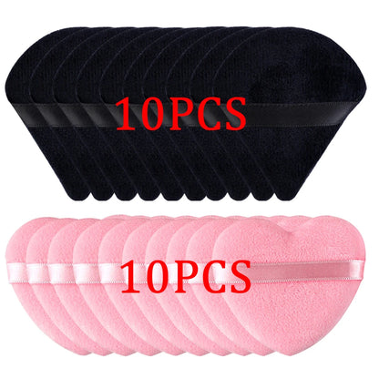 20/30Pcs Driehoek Velvet Powder Puff Nat & Dry Use Make-up Sponge voor Stichting, Cosmetics en Beauty Blending