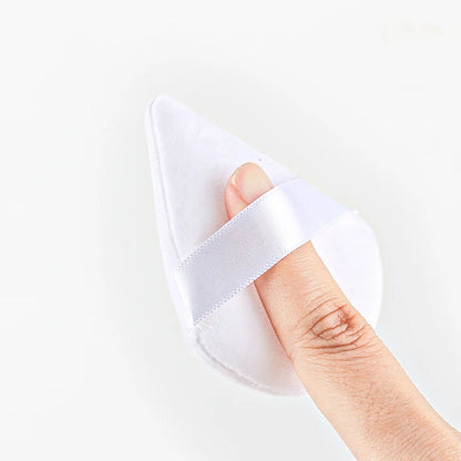 SHIDSHANGPIN Driehoek Velvet Powder Puff Herbruikbare gezicht Cosmetic Sponge, Mini Cotton Makeup Puff voor Stichting, Eyeshadow, en Beauty Tools (1/2/3/6st)