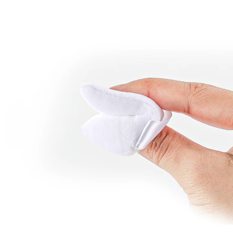 SHIDSHANGPIN Driehoek Velvet Powder Puff Herbruikbare gezicht Cosmetic Sponge, Mini Cotton Makeup Puff voor Stichting, Eyeshadow, en Beauty Tools (1/2/3/6st)