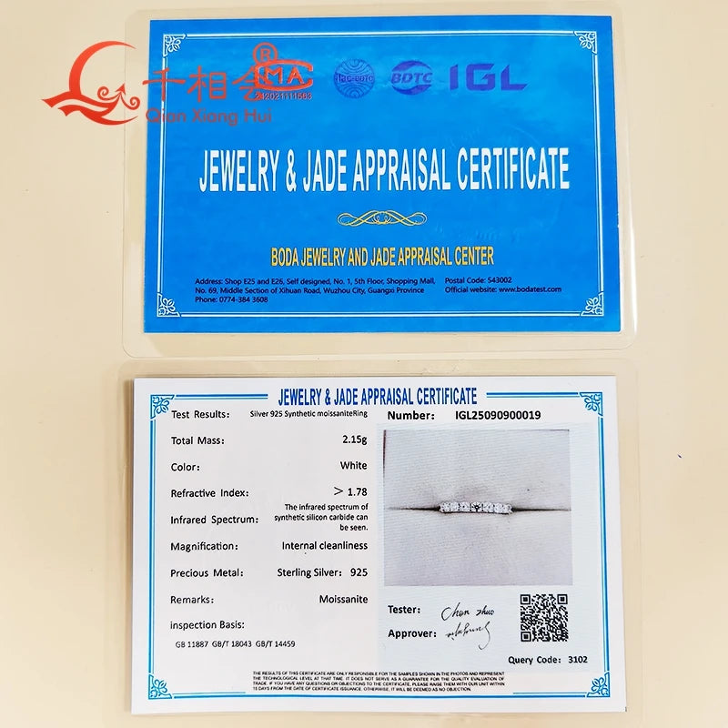 0.1ct 3mm D VVS Moissanite Full Eternity Band Ring – 925 Sterling Silver Engagement & Party Jewelry for Women