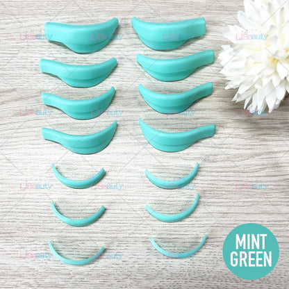 Libeauty 7 Paris Reusable Lash Lift Shield Pads – Silicone Cils Curler & Curling Iron Accessoires, outil de maquillage