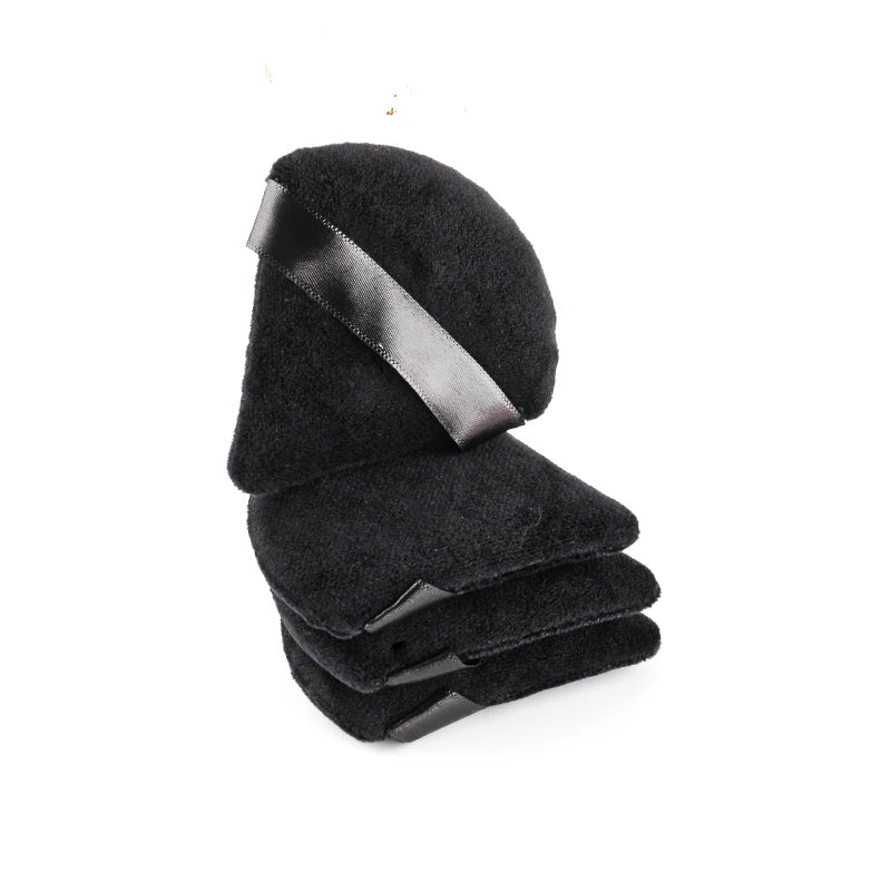 SHIDSHANGPIN Driehoek Velvet Powder Puff Herbruikbare gezicht Cosmetic Sponge, Mini Cotton Makeup Puff voor Stichting, Eyeshadow, en Beauty Tools (1/2/3/6st)