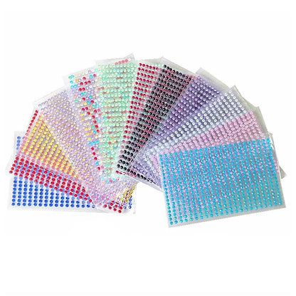 1040/900/504Pcs Acryl Drill DIY Crystal Rhinestone Self-Adhesive Stickers voor telefoonkasten, kaarten en ambachten
