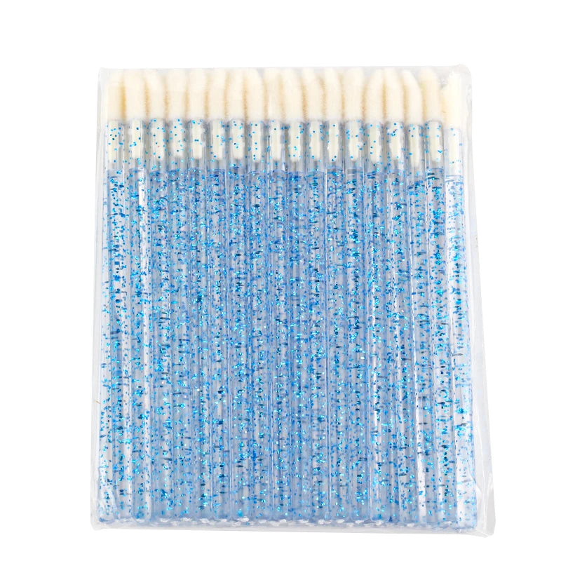 Lanjinglin 5/50 Pcs Brosses jetables de maquillage de brosse à lèvres – Applicateur de rouge à lèvres Wands & Eyelash Extension Tool, Accessoires de beauté professionnels