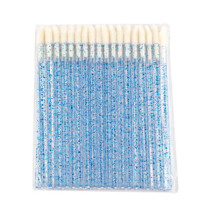 Lanjinglin 5/50 Pcs Brosses jetables de maquillage de brosse à lèvres – Applicateur de rouge à lèvres Wands & Eyelash Extension Tool, Accessoires de beauté professionnels