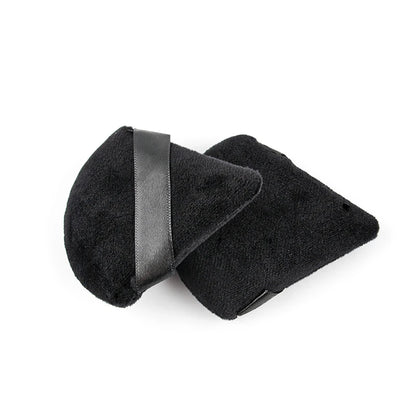 SHIDSHANGPIN Driehoek Velvet Powder Puff Herbruikbare gezicht Cosmetic Sponge, Mini Cotton Makeup Puff voor Stichting, Eyeshadow, en Beauty Tools (1/2/3/6st)