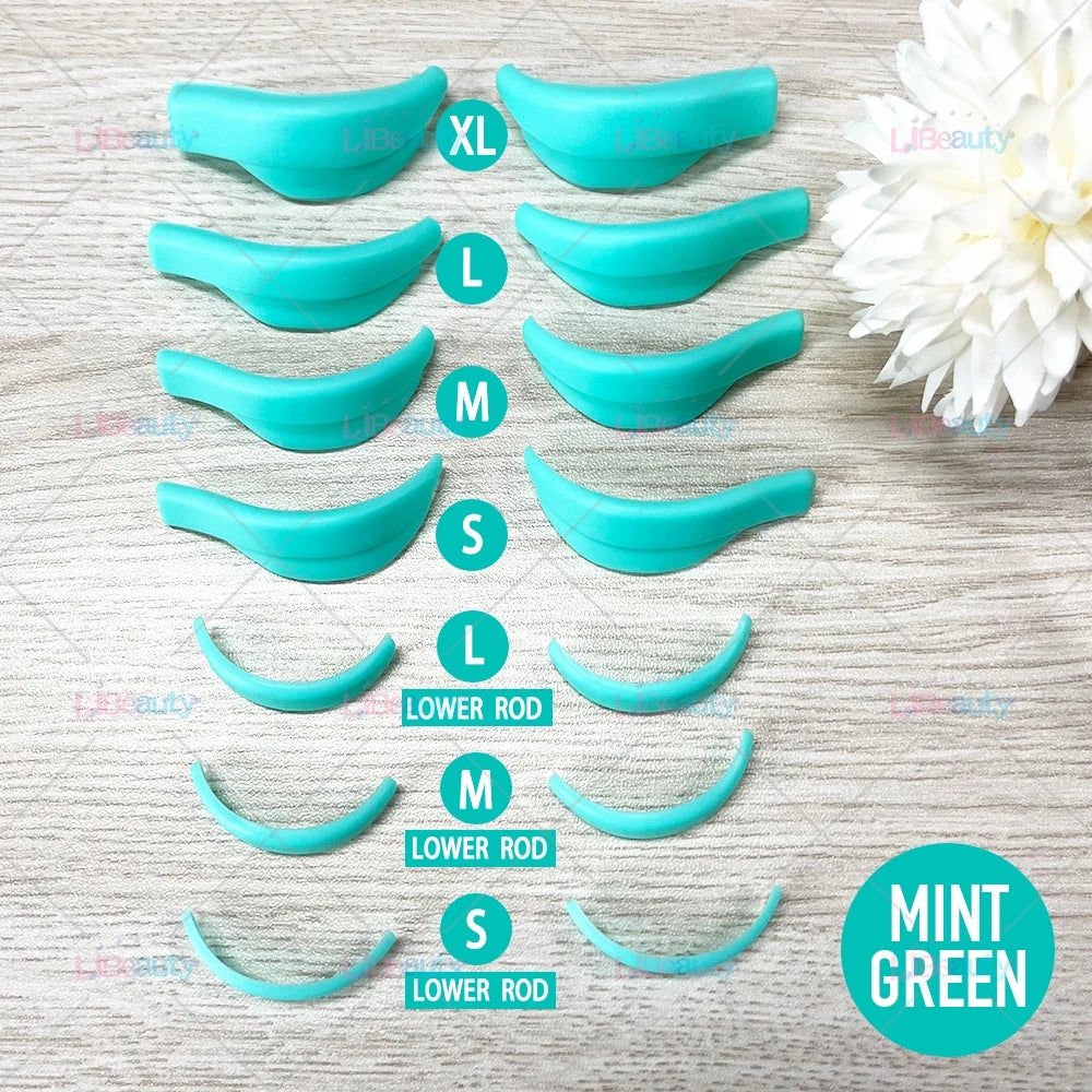 Libeauty 7 Paris Reusable Lash Lift Shield Pads – Silicone Cils Curler & Curling Iron Accessoires, outil de maquillage