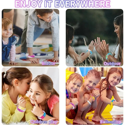 12/24/36PCS Siliconen Kleurrijke Bubble Polsband .Kids Party Favors, Birthday Gifts, bruiloft souvenirs, carnaval & vakantie armbanden