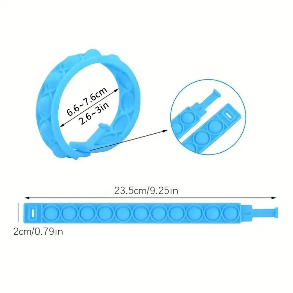 12/24/36PCS Siliconen Kleurrijke Bubble Polsband .Kids Party Favors, Birthday Gifts, bruiloft souvenirs, carnaval & vakantie armbanden