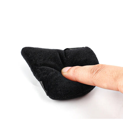 SHIDSHANGPIN Driehoek Velvet Powder Puff Herbruikbare gezicht Cosmetic Sponge, Mini Cotton Makeup Puff voor Stichting, Eyeshadow, en Beauty Tools (1/2/3/6st)