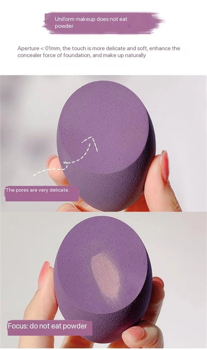4PCS Make-up Sponge Blender Beauty Egg Cosmetic Puff & Powder Sponges for Women, Professional Beauty Tools