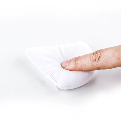 SHIDSHANGPIN Driehoek Velvet Powder Puff Herbruikbare gezicht Cosmetic Sponge, Mini Cotton Makeup Puff voor Stichting, Eyeshadow, en Beauty Tools (1/2/3/6st)