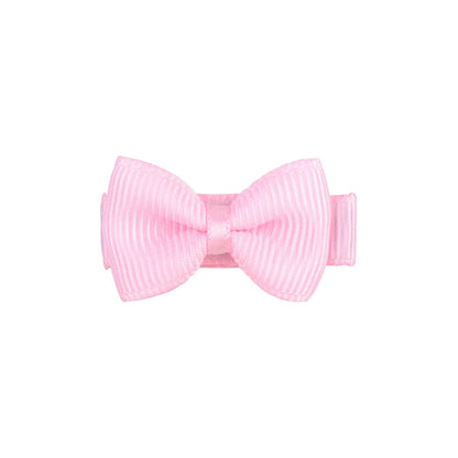 1.2 Inches Mini Bows de cheveux avec clip – Grips de cheveux de couleurs solides pour les enfants et bébé fille