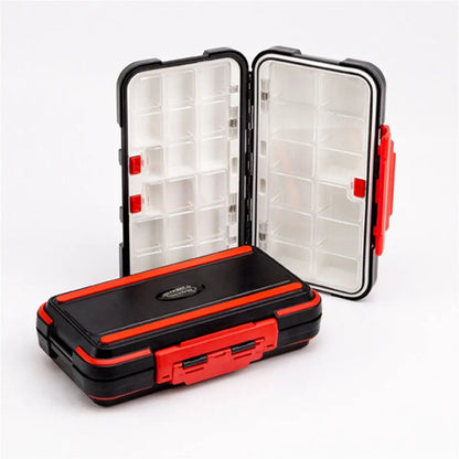 Premium waterdichte dubbelzijdige vis-aanvalsdoos Multifunctionele Bait & Tool Organizer