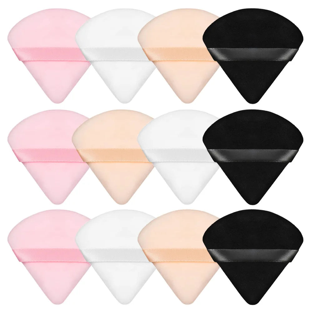 20/30Pcs Driehoek Velvet Powder Puff Nat & Dry Use Make-up Sponge voor Stichting, Cosmetics en Beauty Blending