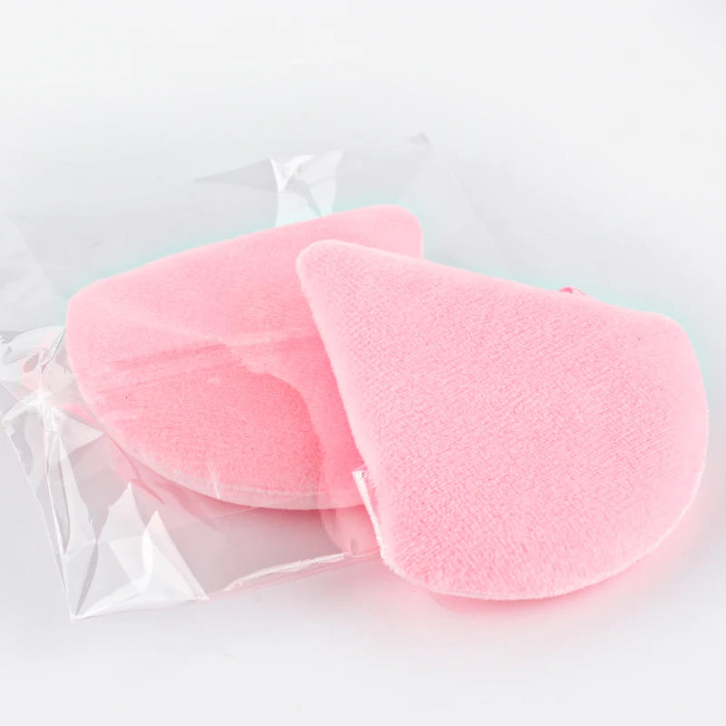 SHIDSHANGPIN Driehoek Velvet Powder Puff Herbruikbare gezicht Cosmetic Sponge, Mini Cotton Makeup Puff voor Stichting, Eyeshadow, en Beauty Tools (1/2/3/6st)
