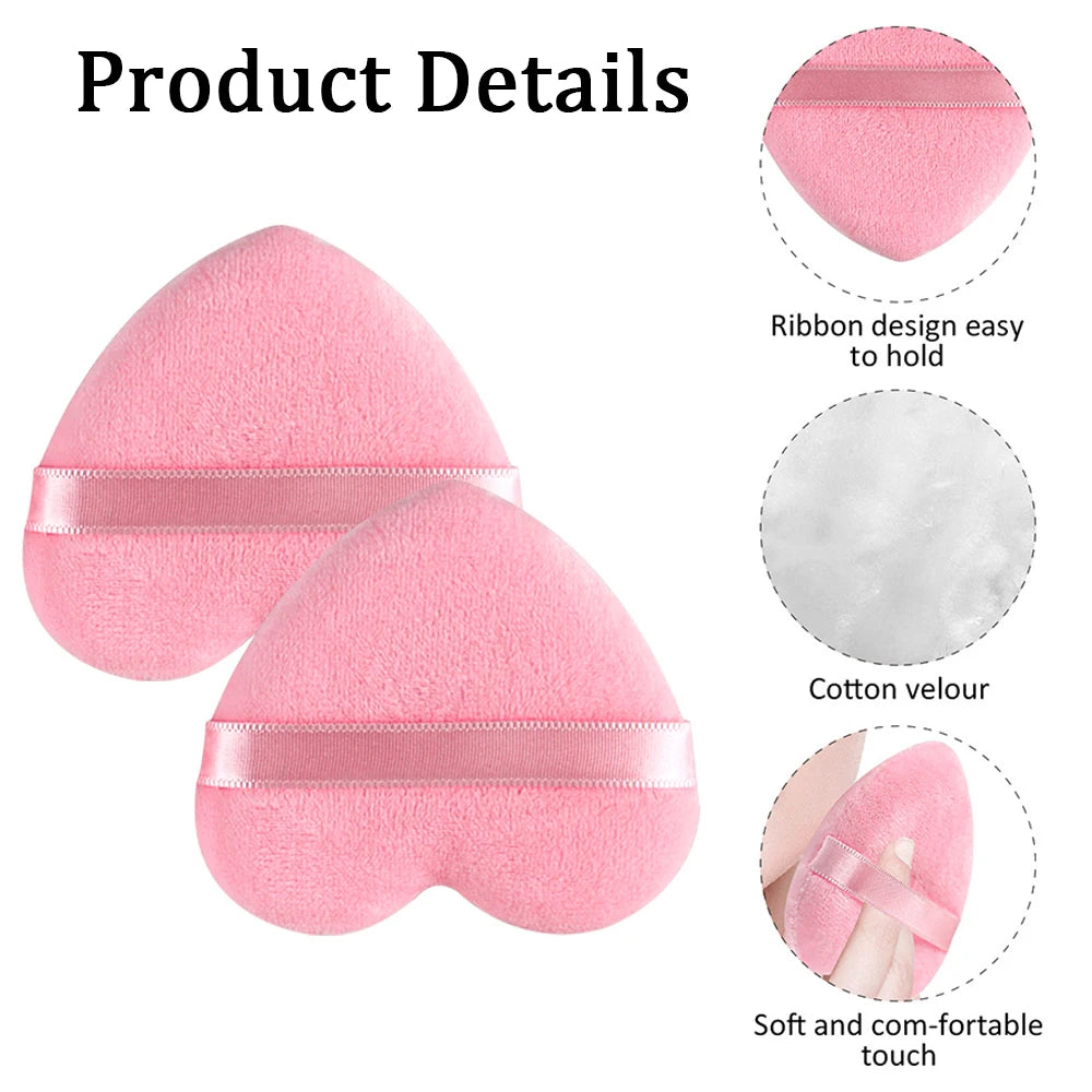 20/30Pcs Driehoek Velvet Powder Puff Nat & Dry Use Make-up Sponge voor Stichting, Cosmetics en Beauty Blending