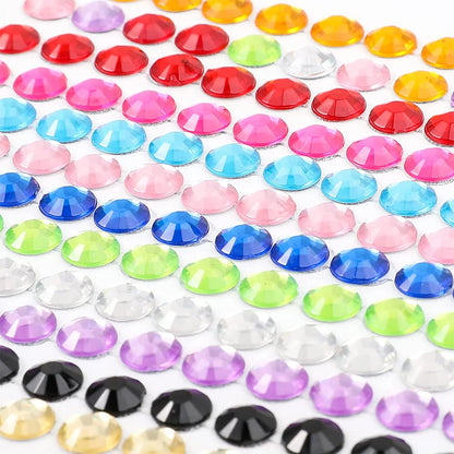 1040/900/504Pcs Acryl Drill DIY Crystal Rhinestone Self-Adhesive Stickers voor telefoonkasten, kaarten en ambachten