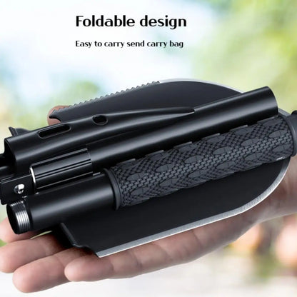 1PC Outdoor pliable Camping Shovel – Outil multifonctionnel d'entrenching de randonnée, Portable Garden & Survival Shovel